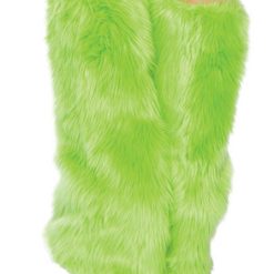Fur Leg Warmer Neon Green