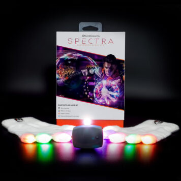eLite Spectra Bluetooth LED Glove Set