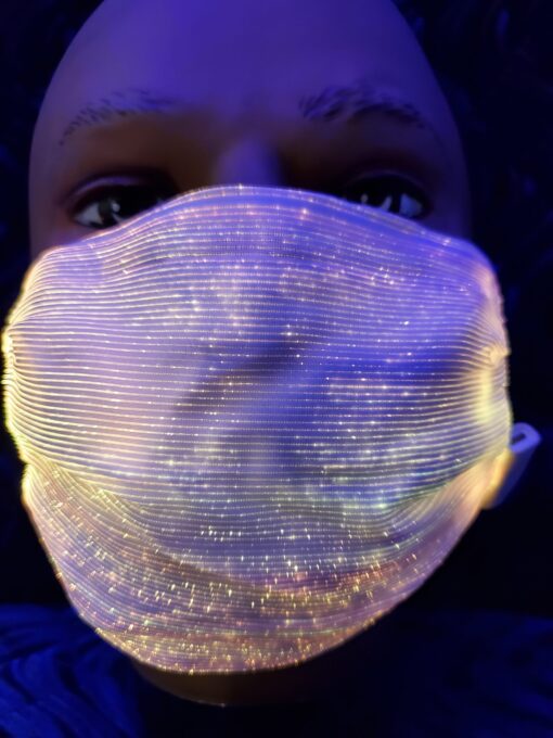 LED Light-up Fiber Optic Face Mask – Things That Glow Store