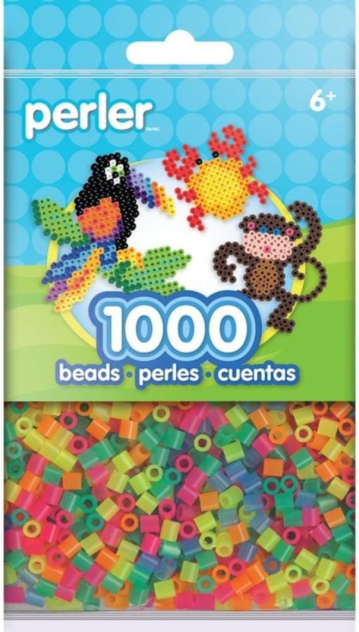 Neon Mix Perler Beads 1,000pcs
